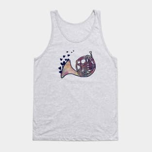 French Horn Love Tank Top